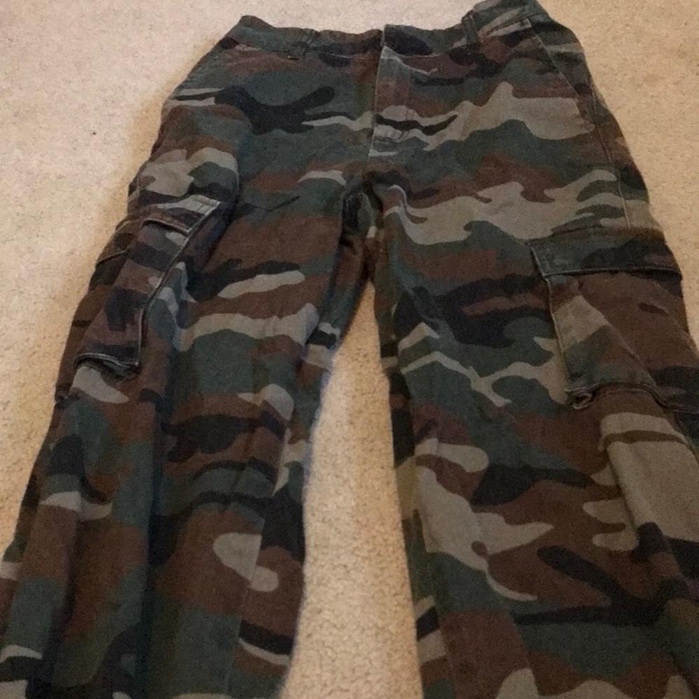 Camo cargo pants